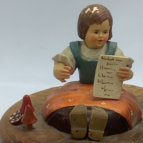 Vintage Swiss Anri Thorens Wood Music Box - Picture 4 of 16